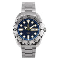 Men's waterproof sports watch with luminous quartz movement and 15mm thickness on wrist