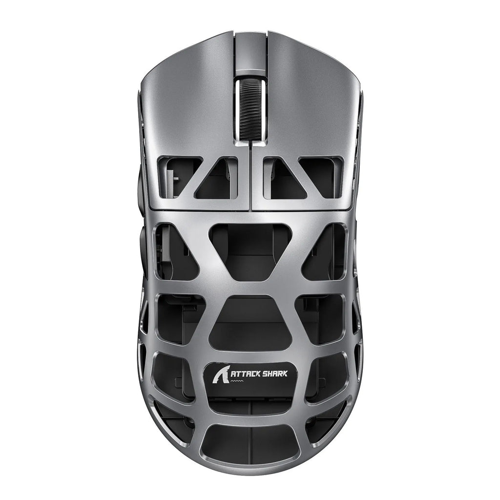 Wireless Bluetooth three-touch mouse with 2.4GHz USB receiver, 119.5x61x36mm, black, for gaming and office use
