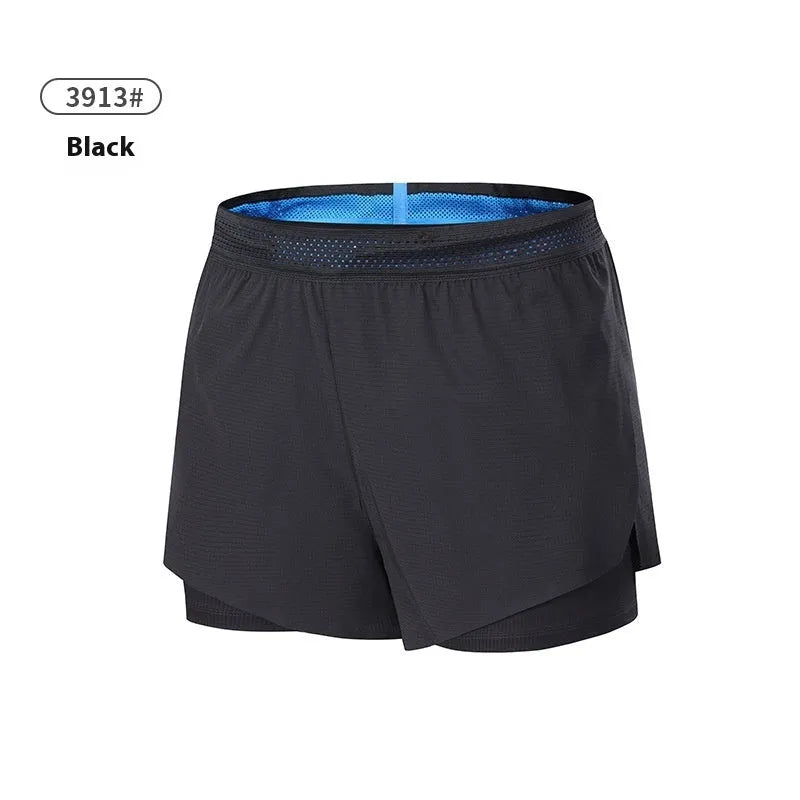 Men's solid colour polyester basketball shorts with low waist design