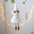 Girl's Christmas angel skirt felt pendant decoration in soft cloth with plush detail