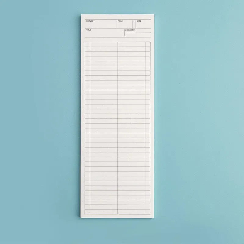 Ins Wind note book sticky pad with bear and bunny designs, 50 sheets, 91mm by 256mm