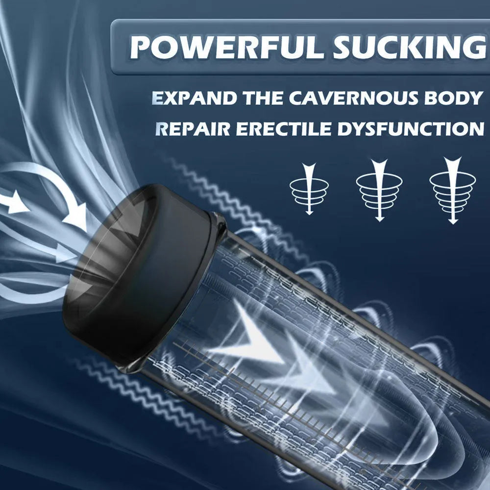 Diqiao electric training pump masturbation device for men with ABS and TPE construction