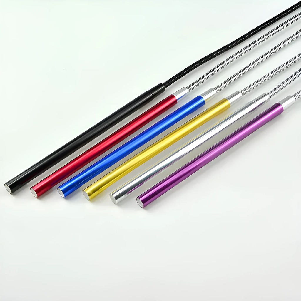 Spiral-shaped USB LED night light for laptop in aluminum alloy with six colour options