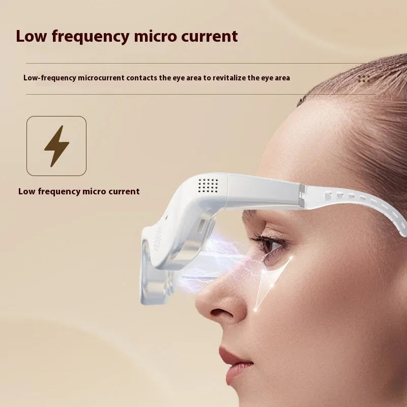Eye bag massage eye beautification instrument with seven-colour light and 3 gears, family use