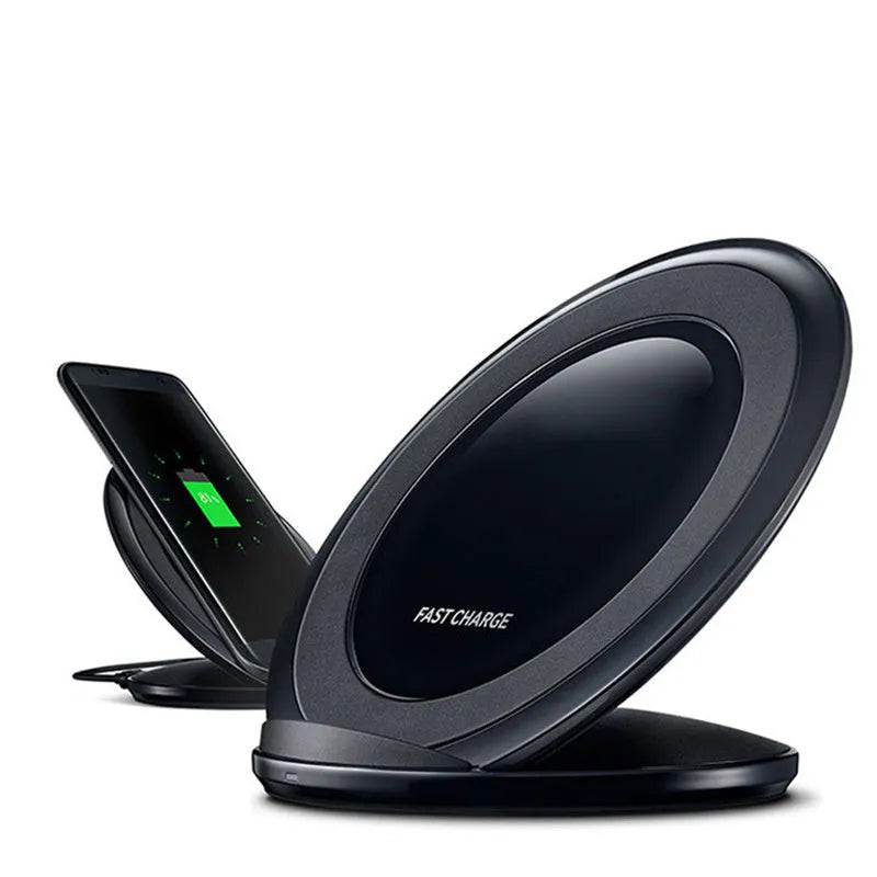 Qi wireless fast charger for Samsung Galaxy Note Edge in black or white colour options
