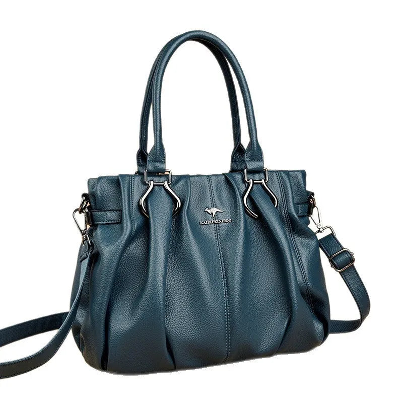Ladies PU crossbody bag in milky white, grey, black, wine red, yellow and blue, horizontal square shape with single strap