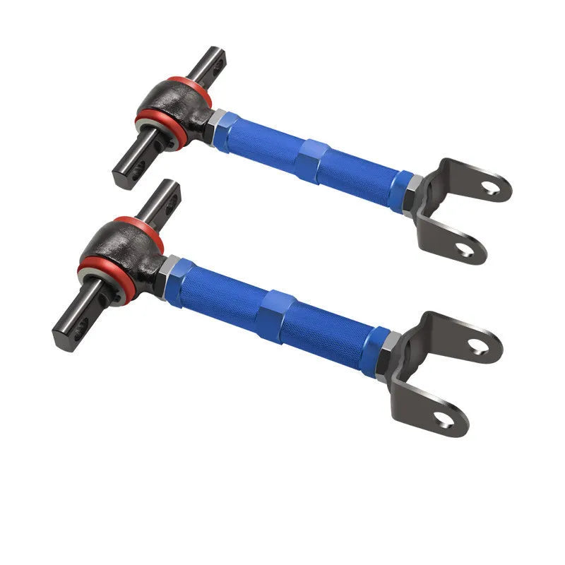 Blue aluminium pull rod rear wheel recliner for Honda Civic EP3 suspension