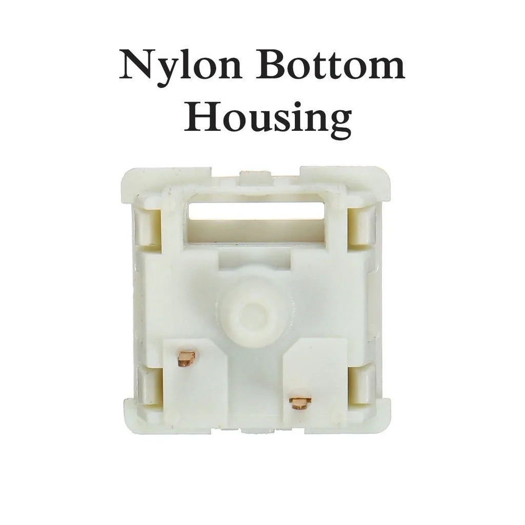Single Panda mechanical keyboard switch with clear plastic housing for DIY keyboard builds