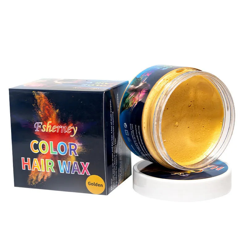 120g tub of hair styling clay hair dye in one of nine colour options