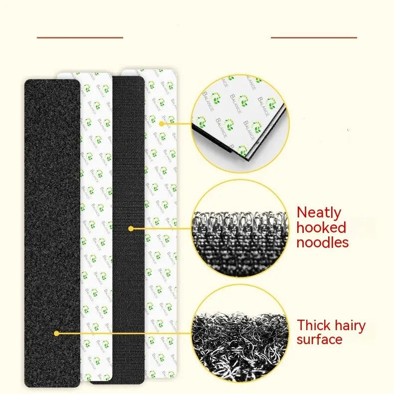 Right-angle double-sided adhesive tape for vehicle licence plate mounting measuring 100mm by 500mm