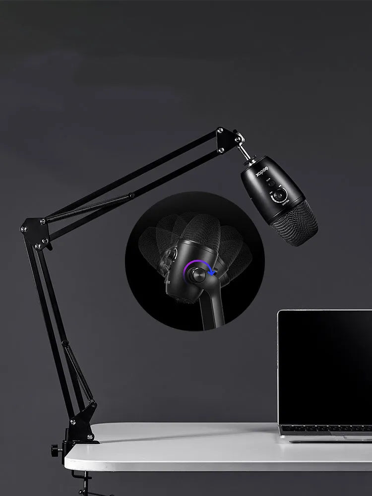 Black K Song wireless noise-cancelling microphone for mobile phone and computer karaoke