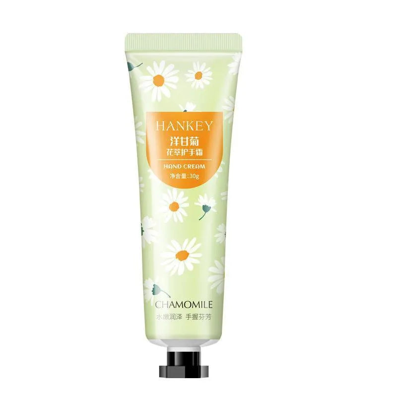 30g hand cream tube with fruit extract formulation for hands and feet moisturising