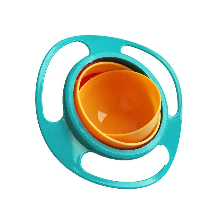 Children's rotating balance bowl in plastic, blue colour, suitable for toddlers over 24 months