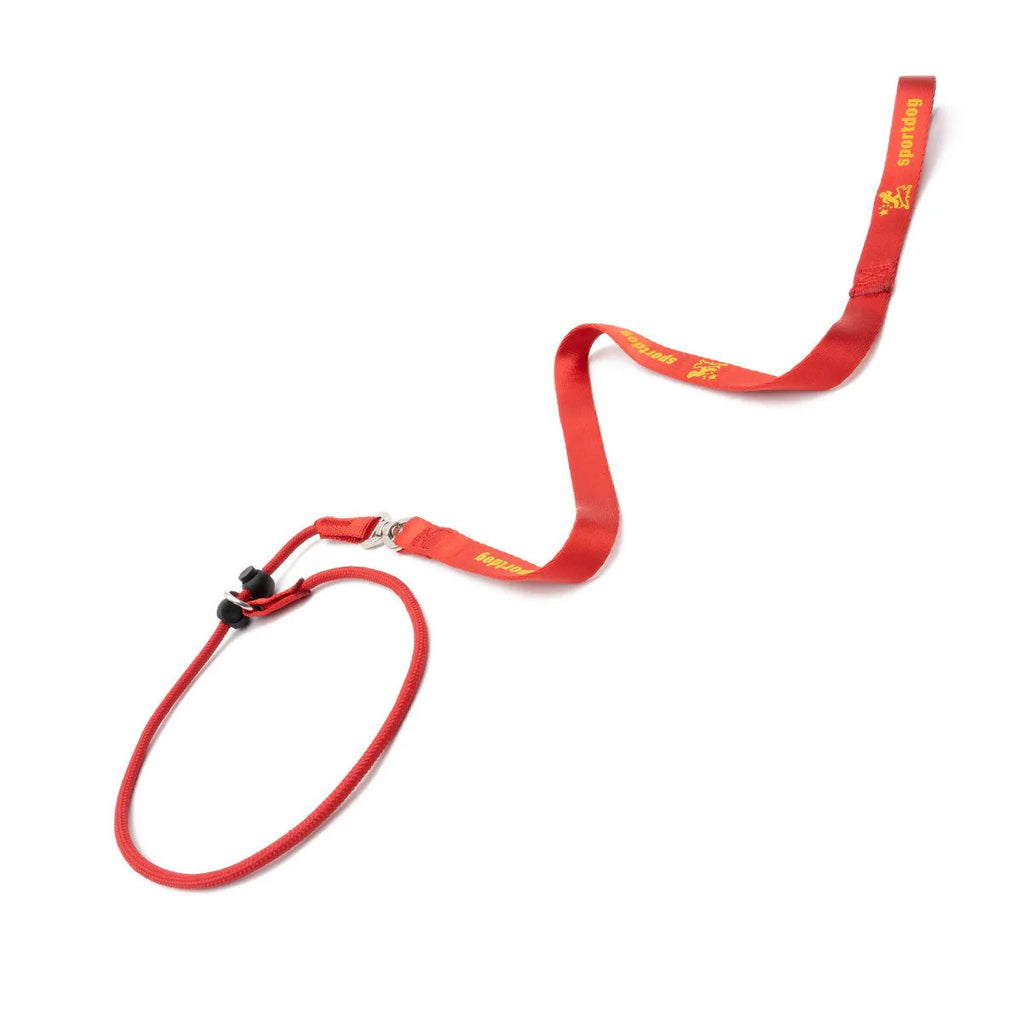Nylon dog training rope lead 1.5m length 2cm width hand holding rope black