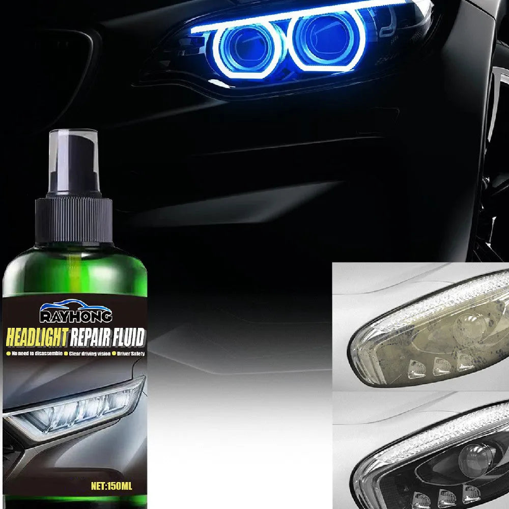 150ml bottle of car lamp repair liquid for restoring yellowed plastic headlights