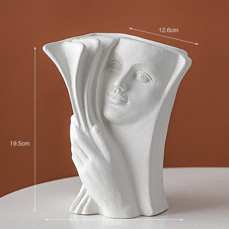 Ceramic book stand decorative ornament in modern simplicity style