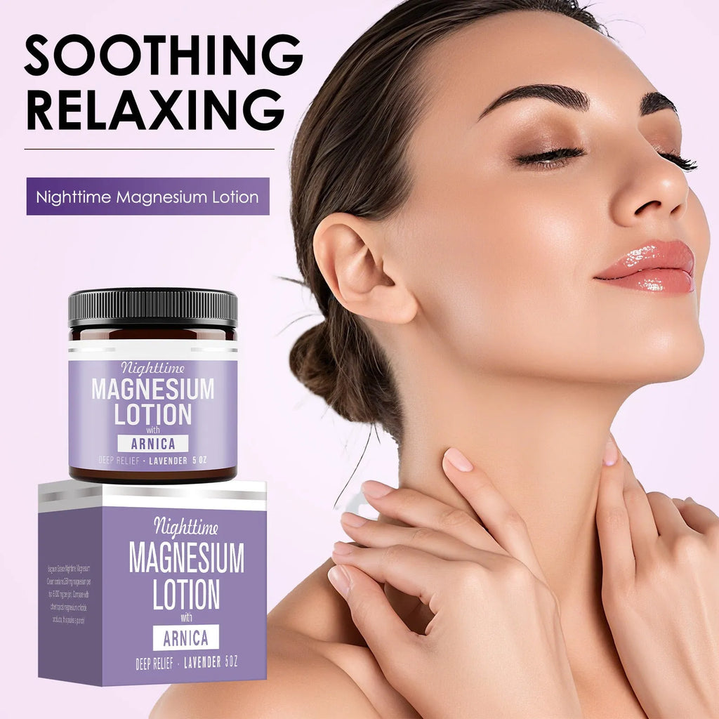 150ml magnesium body butter cream jar with shea butter and natural ingredients for skin moisturising