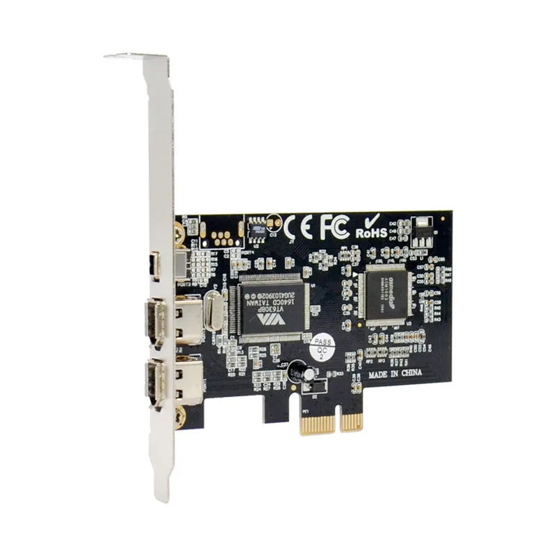 SUNWEIT ST21 PCIe X1 FireWire card with VT6308P chipset and 2+1 IEEE 1394a ports
