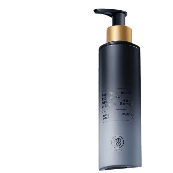 Men's oil control facial cleanser 150ml tube for blackhead and acne reduction