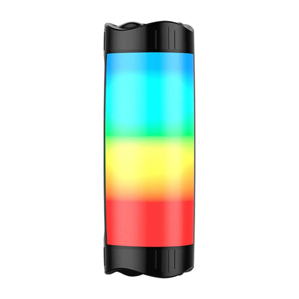 Intelligent Bluetooth speaker with multicolour neon light effects and 3000mAh battery