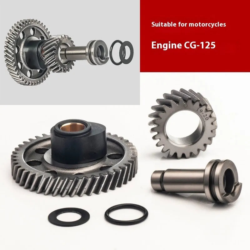 Motorcycle engine camshaft three-piece set for CG125 CG150 CG175 CG200 models, replacement assembly