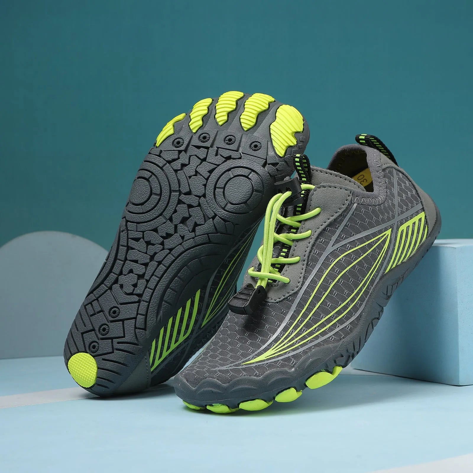 Children's quick-dry wading shoes with non-slip rubber sole in multiple colour options