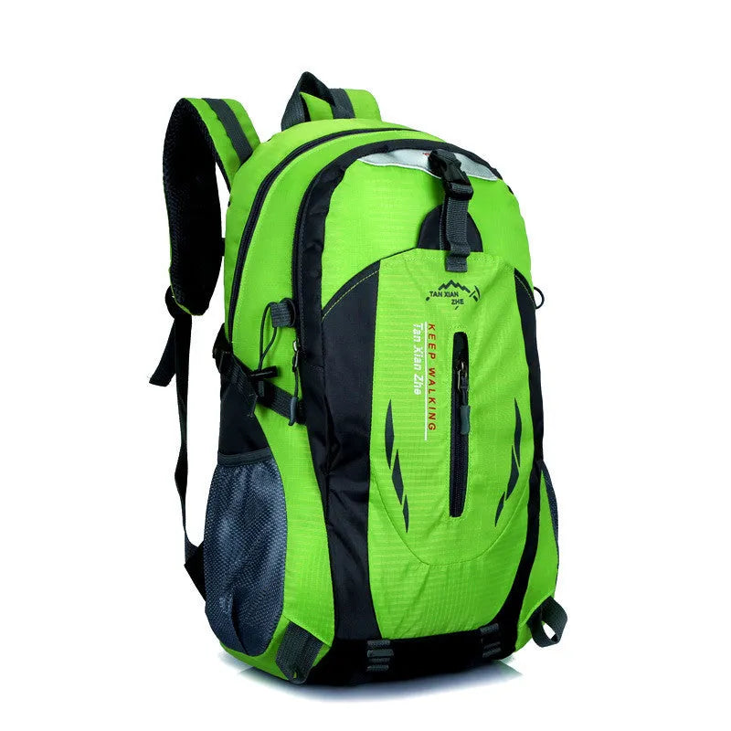 Large square Oxford cloth travel backpack in multiple colours with laptop compartment and adjustable straps
