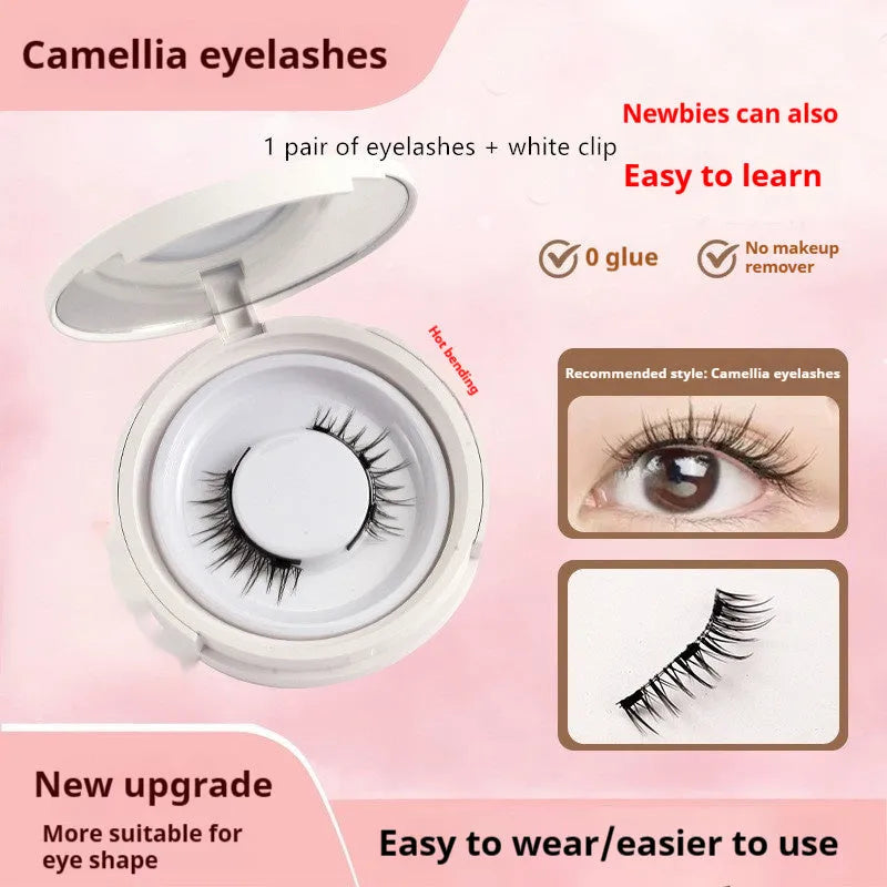 Magnetic suction false eyelashes Little Devil Supernatural Magnet Suit in mink material with white clip