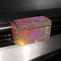Creative car ashtray with covered design and vent mounting system in diamond finish colours