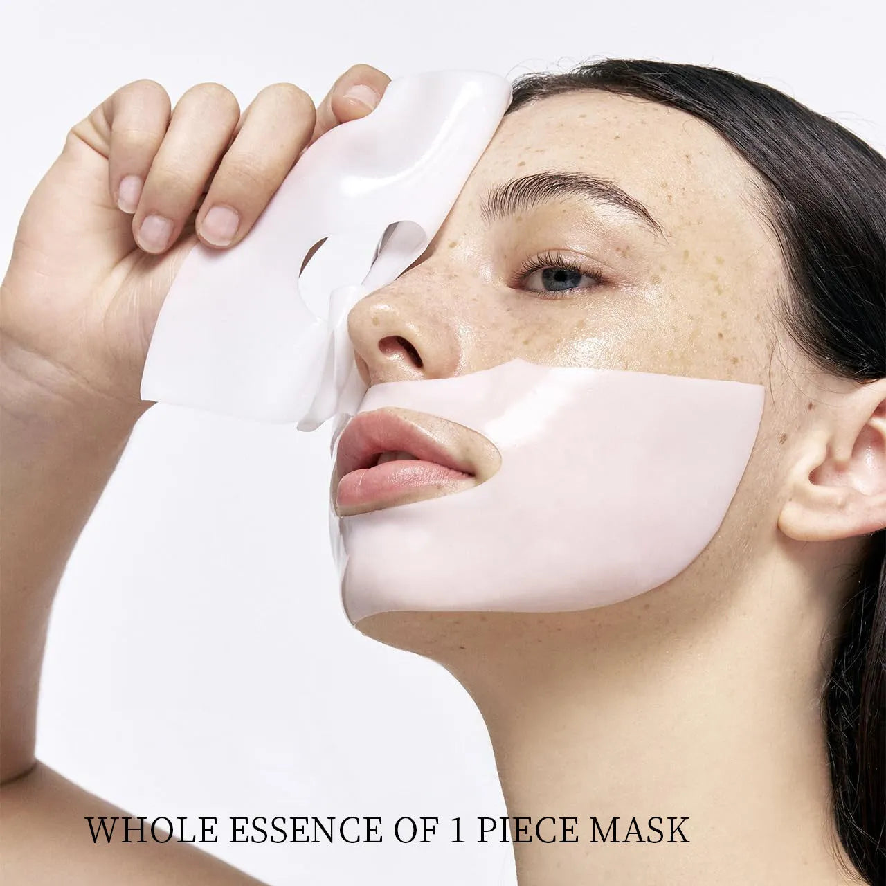 Box containing four white collagen sheet face masks for skincare moisturising treatment.