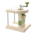Beige stainless steel manual vegetable slicer chopper kitchen tool