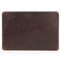 Brown Crazy Horse leather laptop bag for MacBook Pro 13.3 inch horizontal style