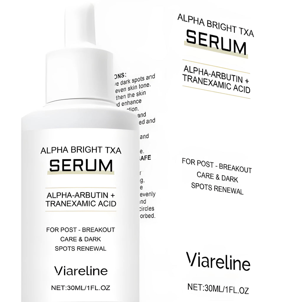 30ml bottle of acne removing liquid with arbutin and tranexamic acid formulation