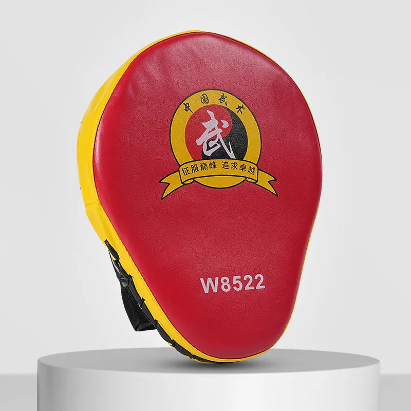 Boxing training punch mitts, a PU hand target held for striking practice.