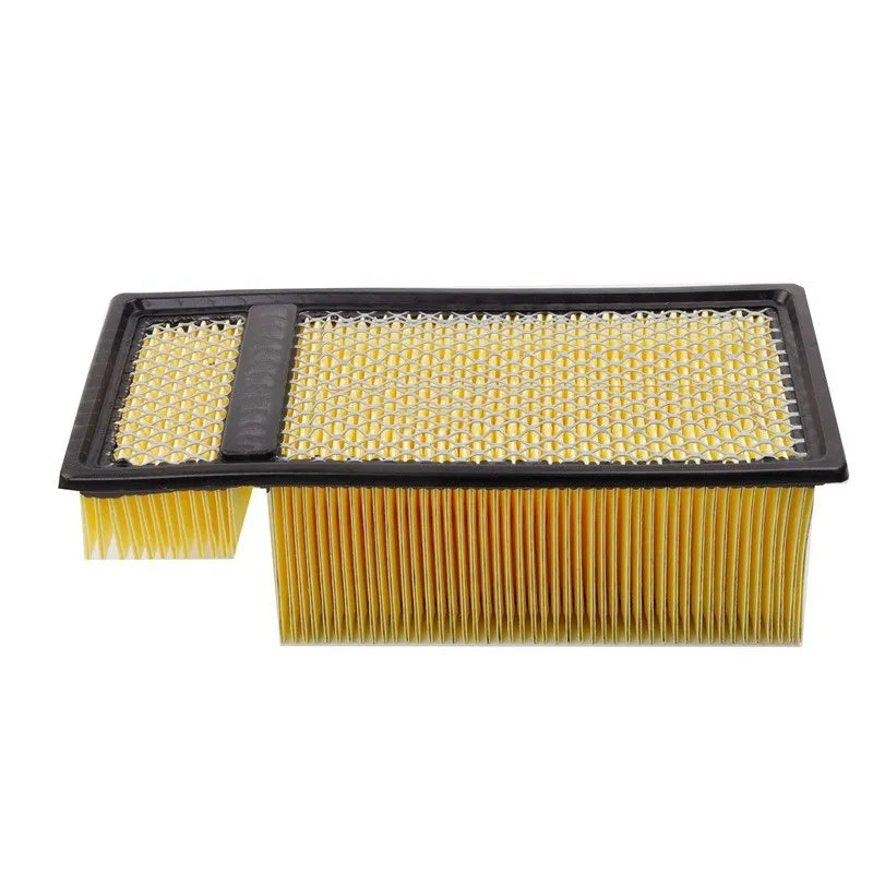 Dodge Ram pickup truck air filter cartridge with connection threads and sealing ring