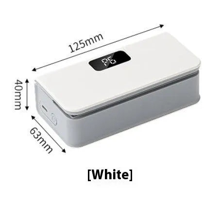 Small white or blue portable hand press heat sealing machine for plastic snack bags
