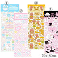 A colourful cartoon-style PVC waterproof sticker for decorating notebooks and agendas.