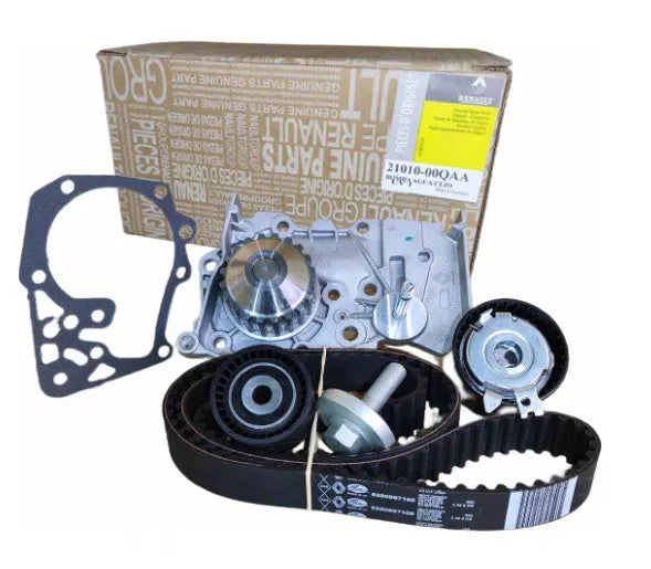 Engine distribution kit 16806-00QNK 21010-00QAA for GM automatic transmission with turbocharged cylinder and accessory numbers.