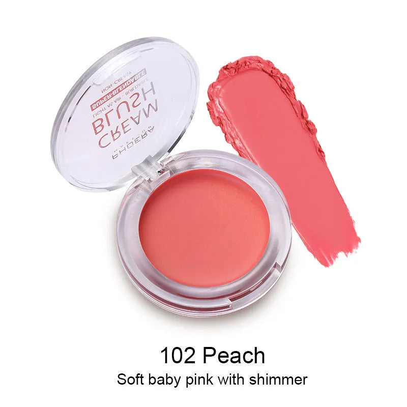 PHOERA Light And Brightening Blush Cream in single colour, eight shades including Freesia and Peach.