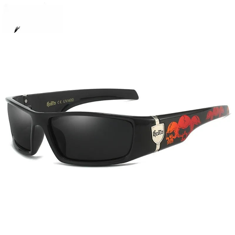 Bandit style West Coast polarized sunglasses G613 model in various colours with box frame