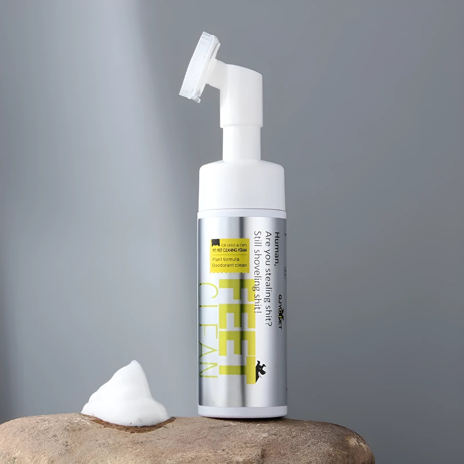 150ml bottled pet paw cleaning foam for water-free dog and cat foot hygiene