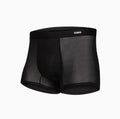 Men's seamless lightweight fitness shorts in blue, shown flat to highlight the absence of seams.