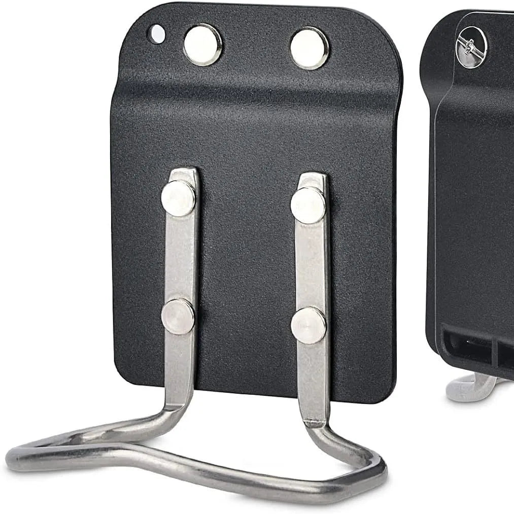 Household magnetic tool bracket hook in belt magnetic suction finish mounted on wall holding metal tools