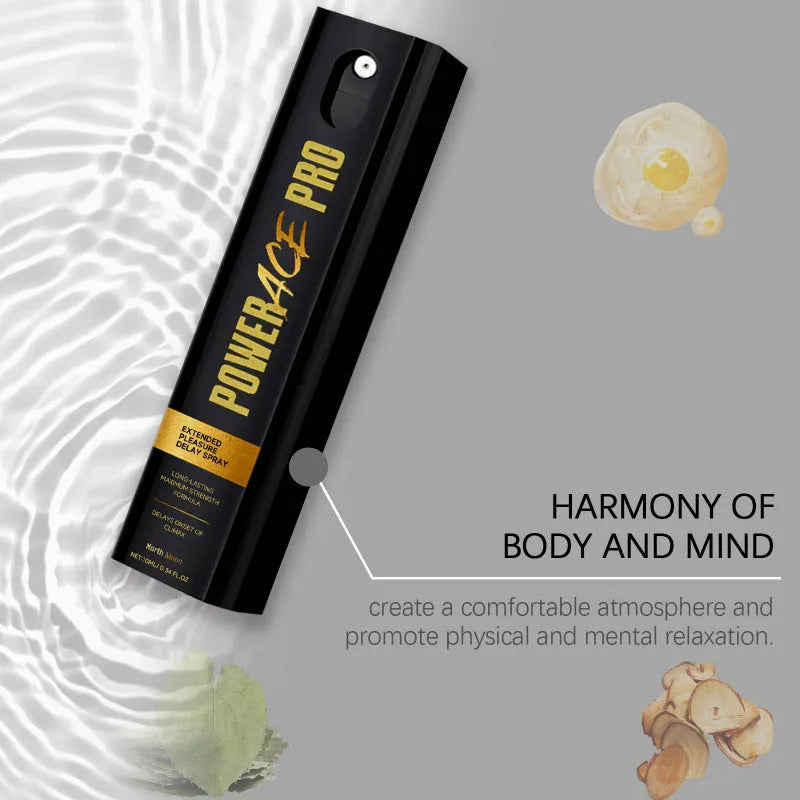 Men's compact 10 ml body spray bottle with natural extract formula for external care