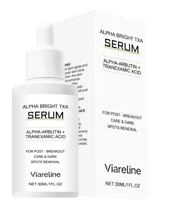 30ml bottle of acne removing liquid with arbutin and tranexamic acid formulation