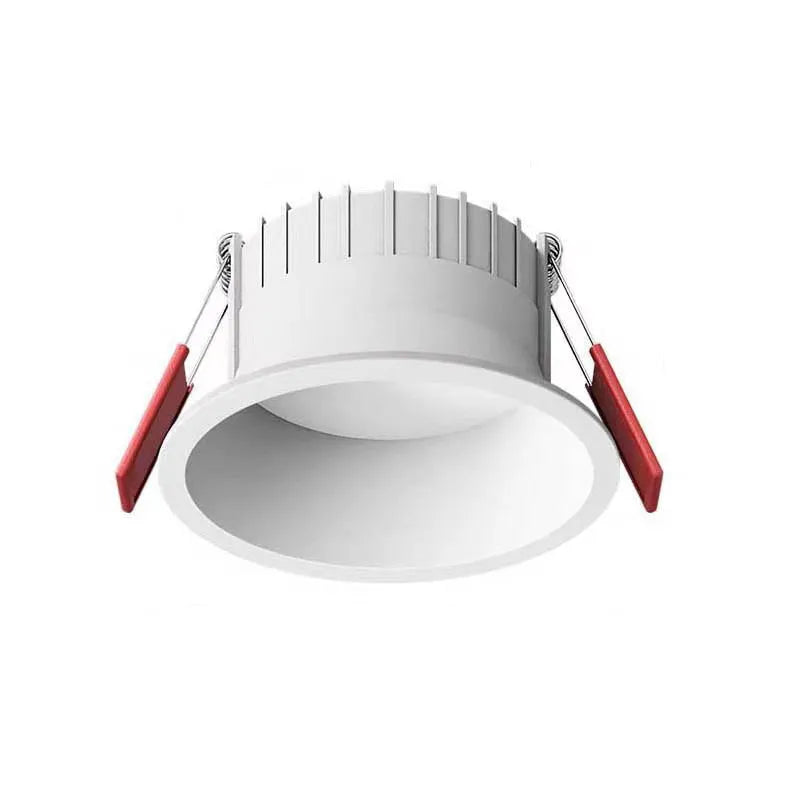 LED downlight aluminium recessed ceiling light white finish 220V