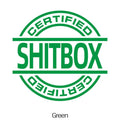 13x12cm creative vinyl car sticker in multiple colour options on a vehicle body panel.