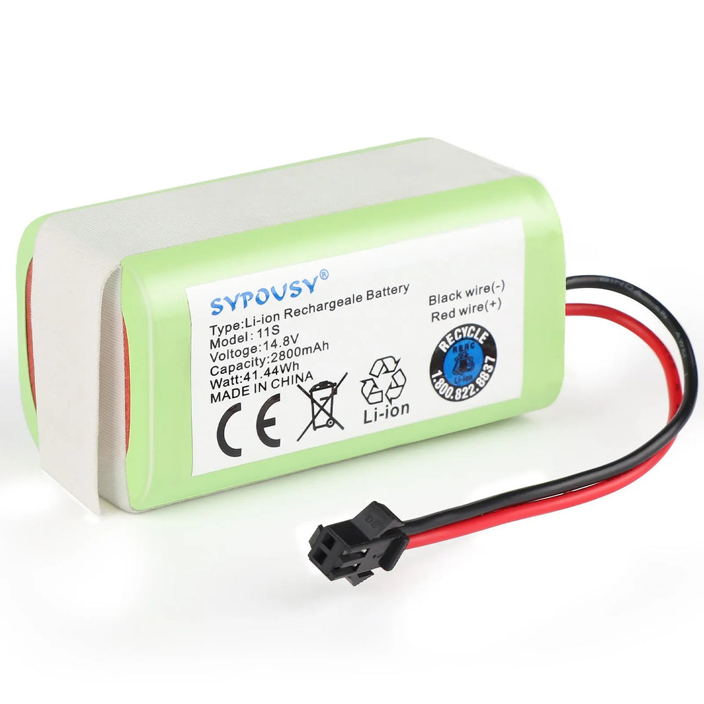 Lithium battery 2800mAh 14.8V replacement for Kovos 11S sweeper with rechargeable design and 3A charging