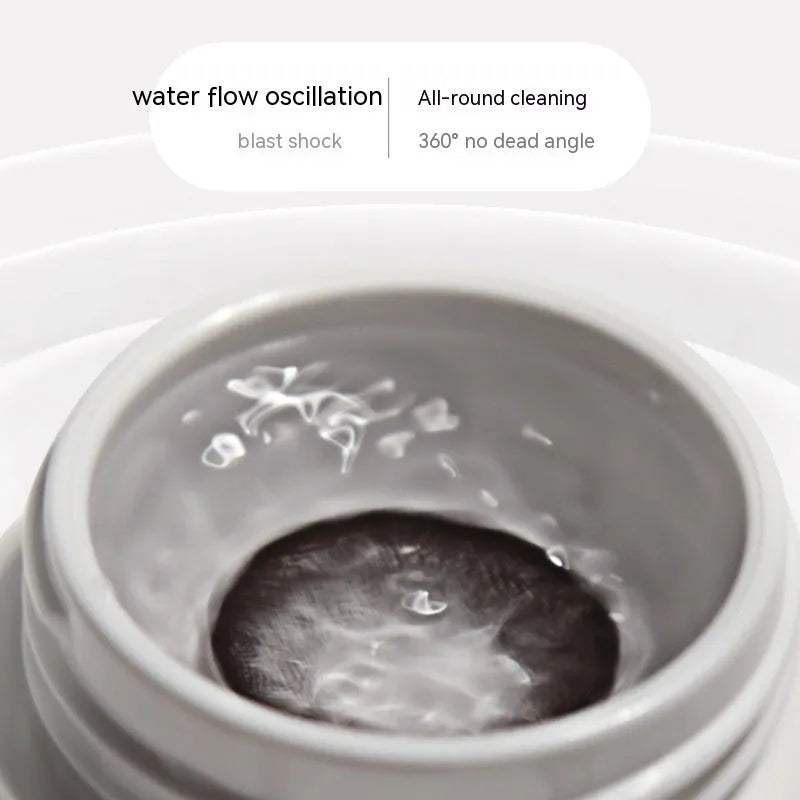 Automatic electric ultrasonic cleaning machine for invisible glasses with plastic housing