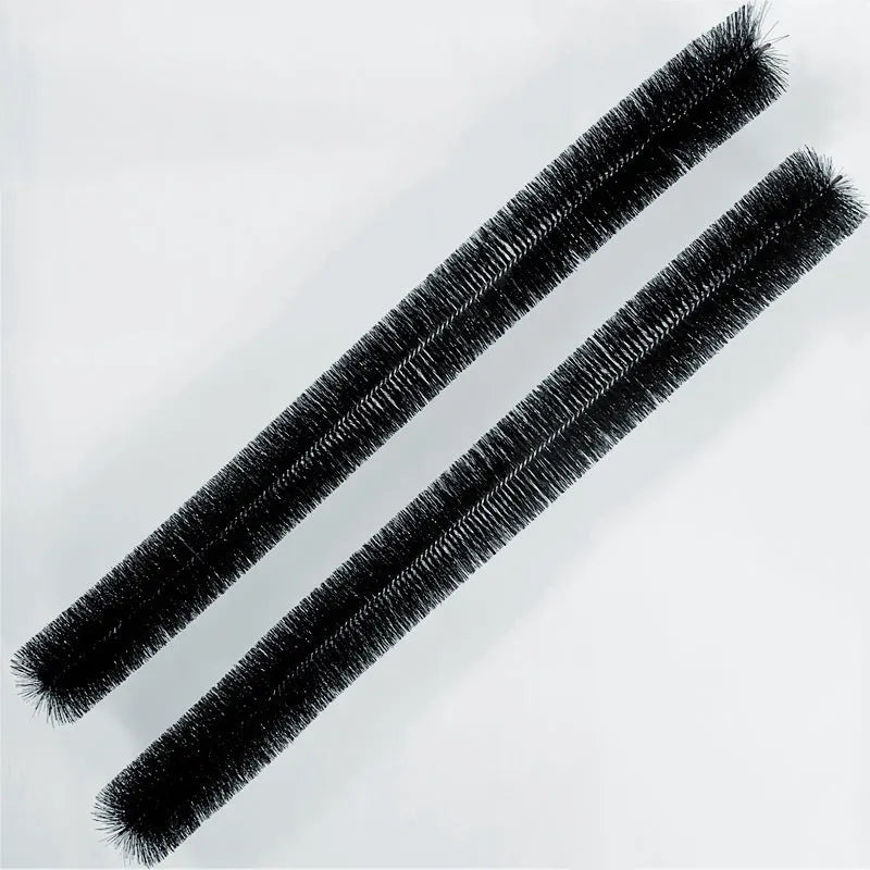 Roof sink fallen leaves filter brush with black PP body and nylon bristles 100CM length